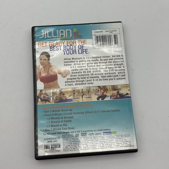 Exercise & Workout DVD Videos lot of 7 Jillian Biggest Loser Yoga Cardio Stomach - Picture 16 of 16